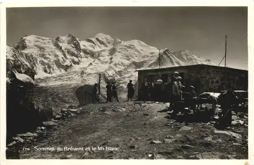 Sommet du Brevent et le Mont Blanc -543528