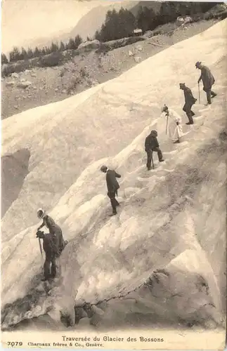 Chamonix, Traversee du Glacier des Bossons -543582