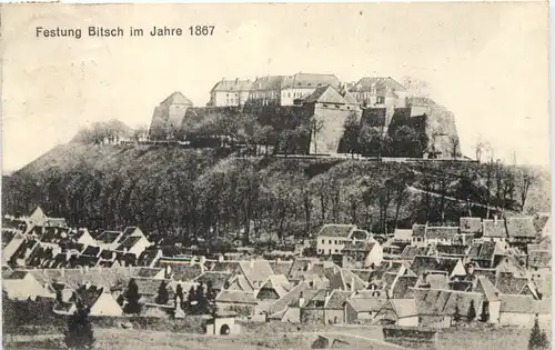 Festung Bitsch im Jahre 1867 -543450