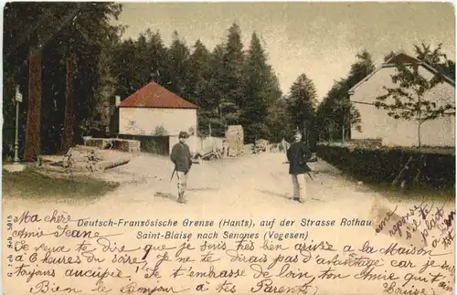 Deutsch-Französische Grenze Saint-Blaise nach Senones -543984