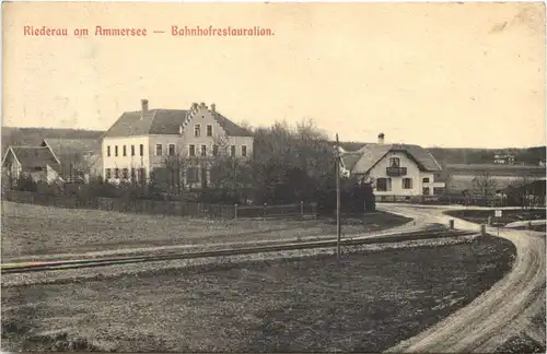 Riederau bei Diessen am Ammersee - Bahnhofrestauration -670654