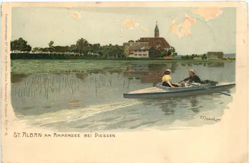 St. Alban bei Diessen am Ammersee - Litho -670570