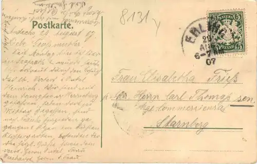 Andechs, Kloster, am Ammersee, Aufgang zum Bräustübl -544624