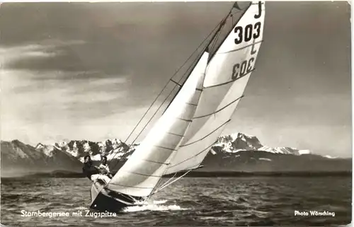 Am Starnberger See, mit Zugspitze -544522