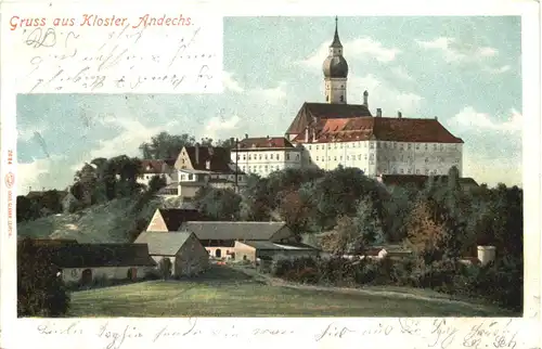 Andechs, Kloster, Grüsse -544678