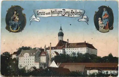 Andechs, Kloster, Gruss vom heiligen Berg -544738