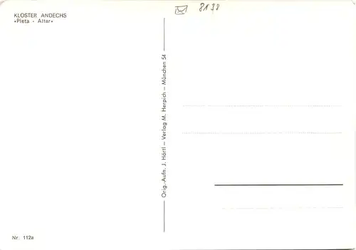 Andechs, Kloster, Pieta - Altar -544920