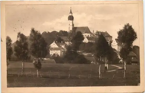 Andechs, Kloster, Südseite -545028