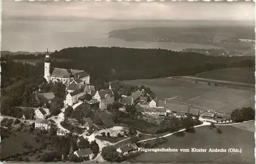 Andechs, Kloster, Flugzeugaufnahme -545140