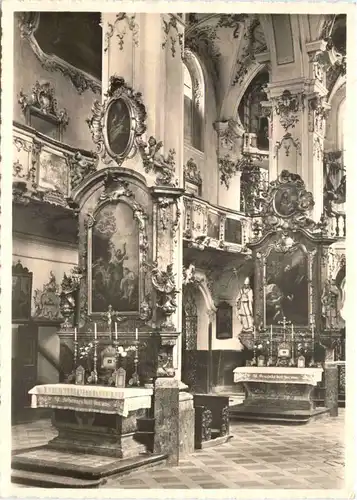 Andechs, Klosterkirche, St. Johannes und St. Benediktus-Altar -545204