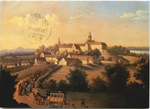 Andechs, Kloster, Gemälde von Fr. Wunibald 1880 -545108