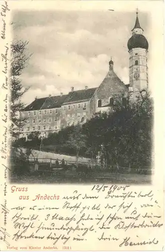 Andechs, Kloster, Grüsse -545280