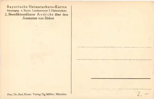 Andechs, Kloster, von Südost -545324