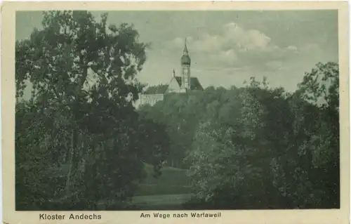 Andechs, Kloster, Am Wege nach Wartaweil -545510