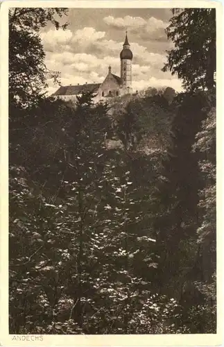 Andechs, Kloster, Blick auf das Kiental -545238