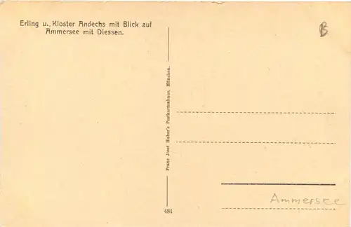 Andechs, Kloster und Erling -545466