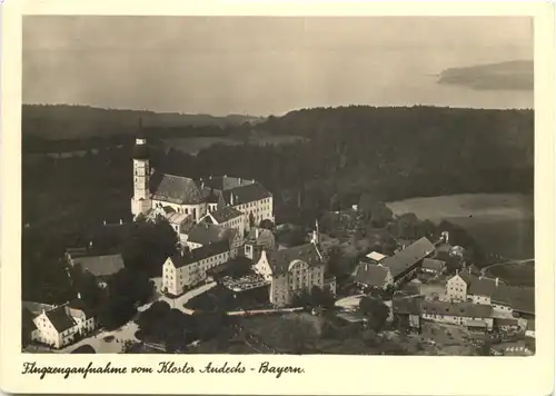 Andechs, Kloster, Fliegeraufnahme -545394