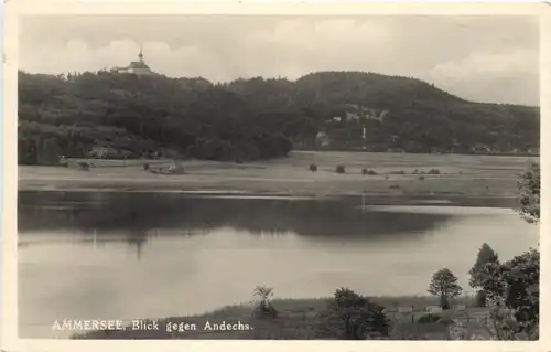 Ammersee, Blick gegen Andechs -545460