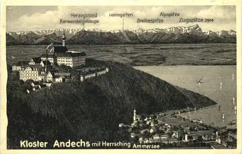 Andechs, Kloster mit Herrsching am Ammersee -545504