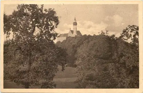 Andechs, Kloster, Am Wege nach Wartaweil -545508