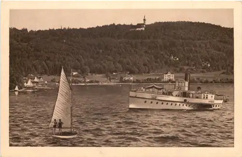 Andechs, mit Blick auf Kloster -545362