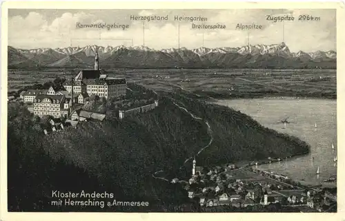 Andechs, Kloster, mit Herrsching am Ammersee -545498