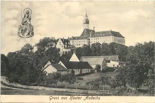 Andechs, Kloster, Grüsse -545382