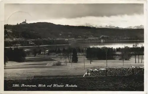 Andechs, Ammersee, Blick auf Kloster -545502