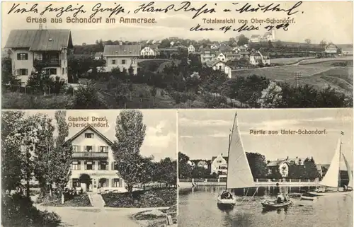 Gruss aus Schondorf am Ammersee - Gasthof Drexl -670782