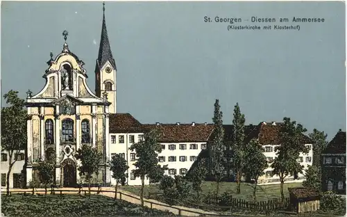 St. Georgen - Diessen am Ammersee - Künstler Ak Eugen Felle -670984