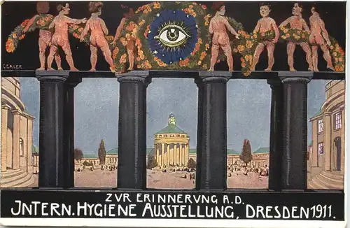 Dresden - Internationale Hygiene Ausstellung 1911 -671358