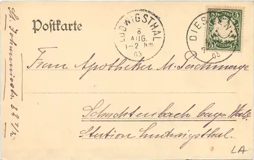 Diessen am Ammersee - Strassenpartie -671160