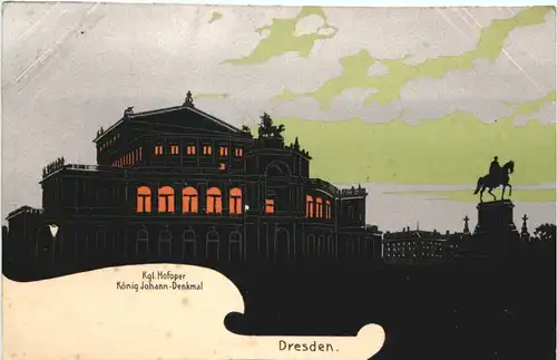 Dresden - Kgl Hofoper - Litho -671484