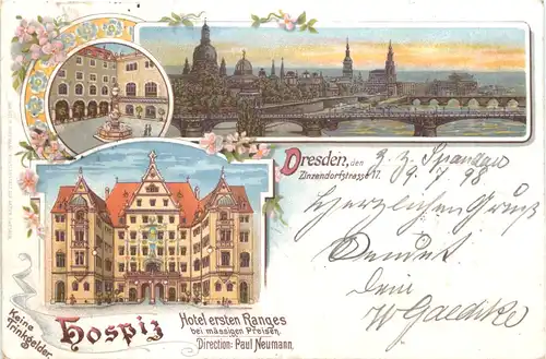 Dresden - Hospiz - Litho -671286