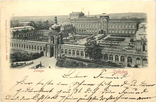 Dresden - Zwinger - Prägekarte -671614