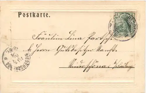 Dresden - Altstadt - Prägekarte -671596