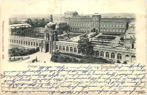 Dresden - Zwinger - Prägekarte -671612