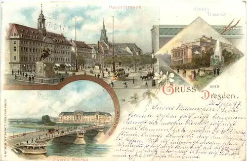 Gruss aus Dresden - Litho -671620