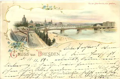 Gruss aus Dresden - Litho -671832