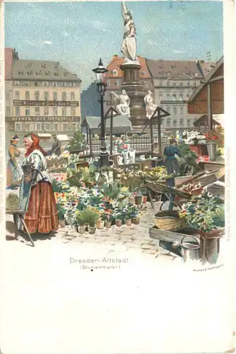 Dresden - Altstadt - Litho -671856