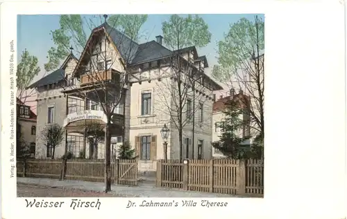 Dresden Weisser Hirsch- Dr. Lahmanns Villa Therese -672014