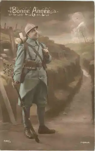 WW1 - Französischer Soldat -672338