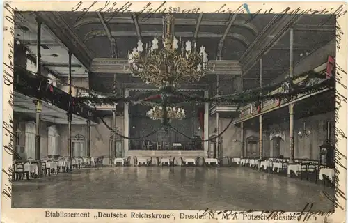 Dresden - Etablissement Deutsche Reichskrone -671930