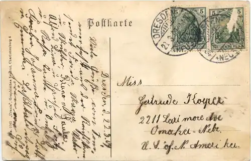 Dresden - Etablissement Deutsche Reichskrone -671930