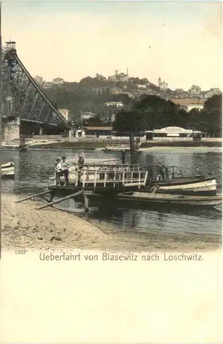 Dresden - Überfahrt von Blasewitz nach Loschwitz -672026