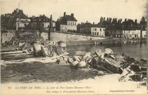 Le pont de Pont Sainte Maxence -672384