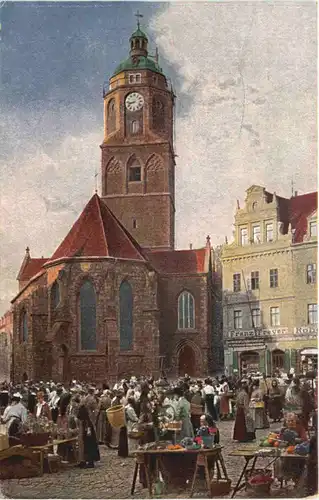 Meissen - Markt und Frauenkirche -672236