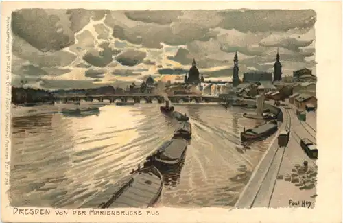 Dresden - Litho Paul Hey -672228