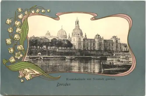 Dresden - Kunstakademie - Litho -672222