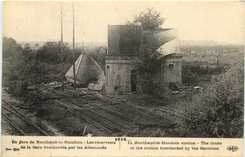 WW1 - CNantheuil le Haudoin station -672394